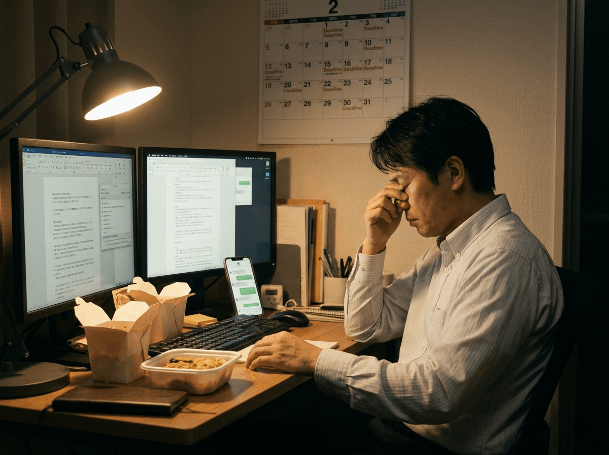 忙しいのに伸びない